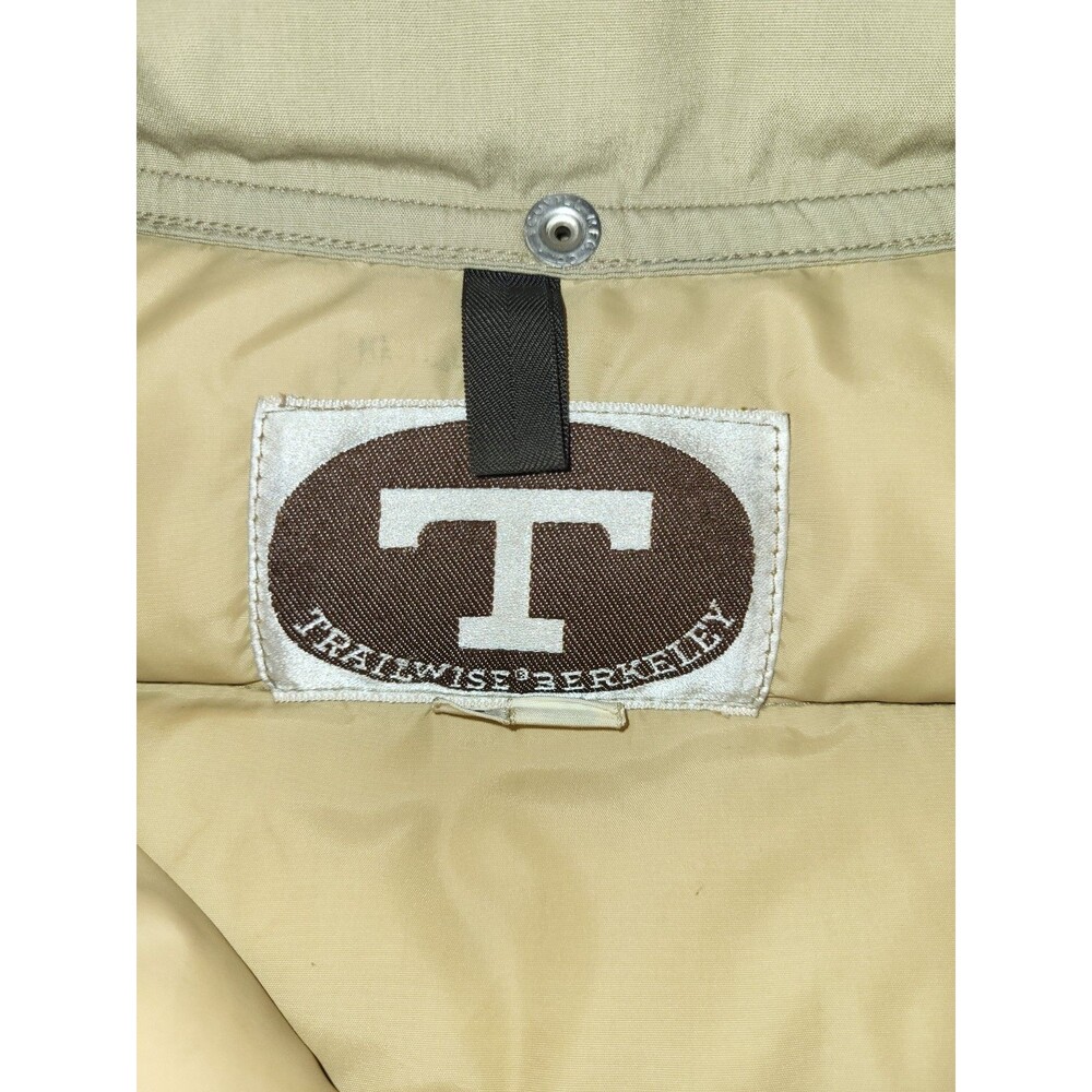 Vintage 70s Trailwise Berkeley Goose Down Puffer Jacket Tan - Picture 6 of 13